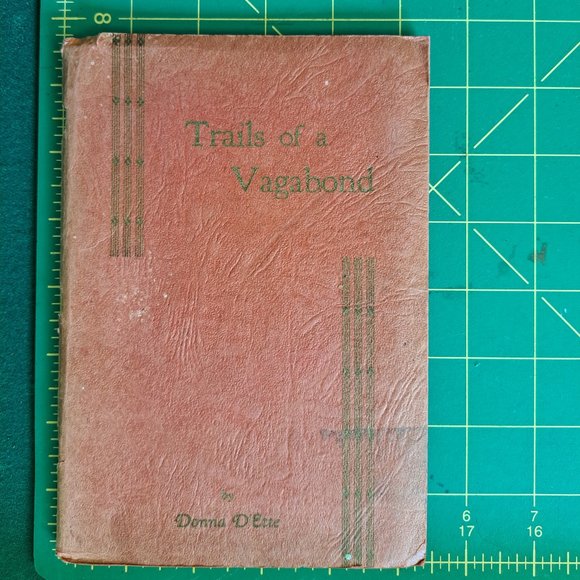 Vintage poems rare 1945 signed copy "Trails of a Vagabond" by Donna D'ette. - Picture 6 of 9